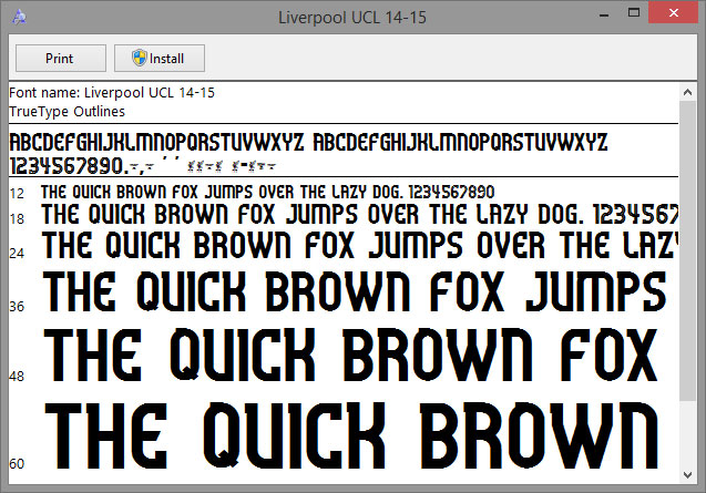 free download liverpool font
